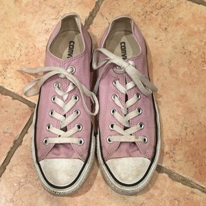 Rose pink converse all stars